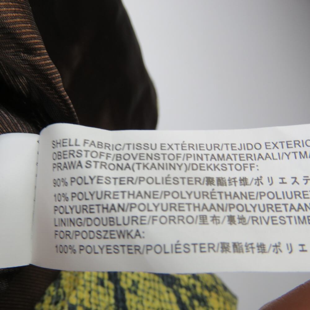 J.O.A. Green Snakeskin Python Print Long Jacket S… - image 8